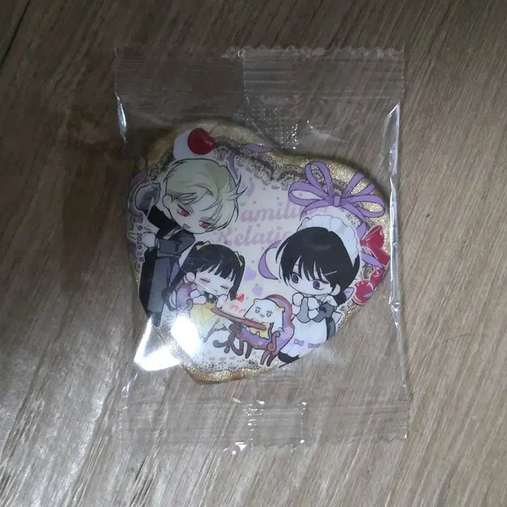 [BUNJANG] Salon de Bon Heart Can Badge / 살롱드르봉 하트 캔뱃지 가족간계증명서 간계서