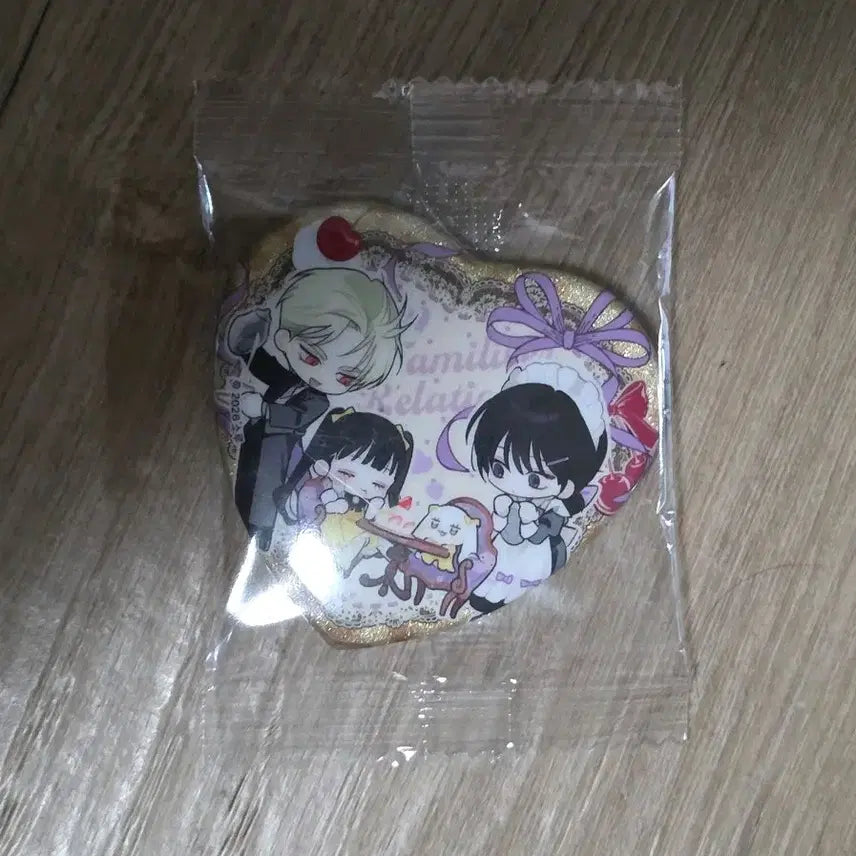 [BUNJANG] Salon de Bon Heart Can Badge / 살롱드르봉 하트 캔뱃지 가족간계증명서 간계서