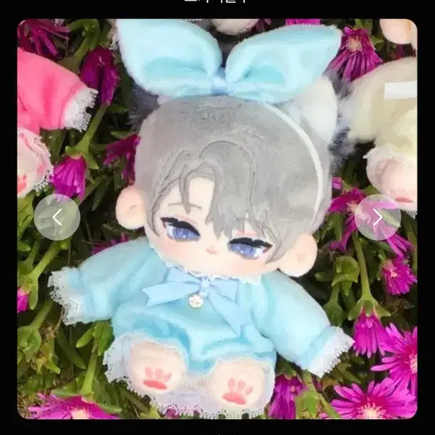 [BUNJANG] 10cm Doll Clothes - Sky Blue &amp; Strawberry / 10cm 인형옷 국내옷장 뽀작분내 원가이하 양도