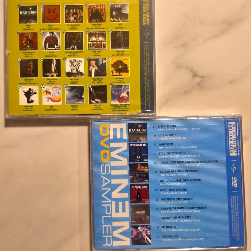 [BUNJANG] Eminem Universal Pop Sampler CD + DVD (Sealed) / 에미넴 커버 유니버설 팝 샘플러 CD + DVD Eminem 애미넴 에미넘 애미넘 EMINEM