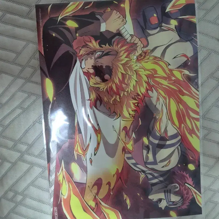 [BUNJANG] Demon Slayer Kyojuro Rengoku Akaza Illustration Special Offer / 귀멸의 칼날 렌고쿠 아카자 일러스트 특전
