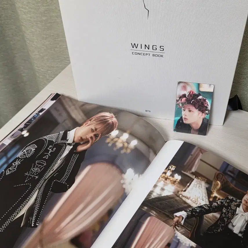 [BUNJANG] BTS WINGS Concept Book + Bundle Set Photocard / [일괄] BTS WINGS 콘셉트북 + 포토카드