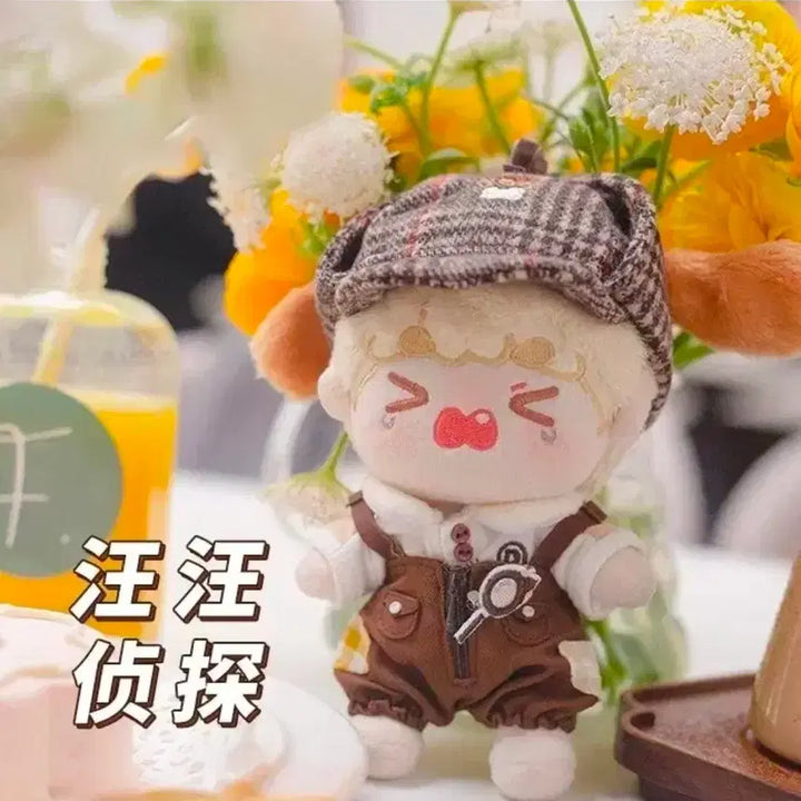 [BUNJANG] 25cm Purple Cat 5-Piece Doll Set / 무속성 솜인형 뼈깅 25cm 퍼플 캣+옷포함