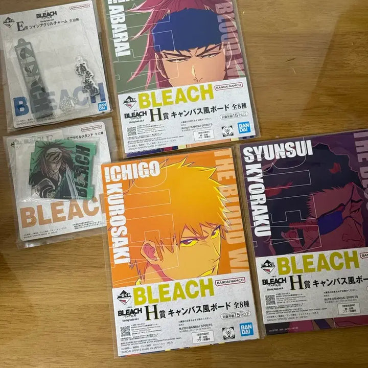 [BUNJANG] Bleach Ichiban Kuji Canvas Board &amp; Acrylic Charm Set (Sealed) / 미개봉 블리치 이치방쿠지 제일복권 캔버스 보드 아크릴 참 세트