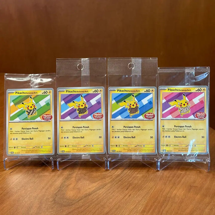 [BUNJANG] Pokemon Card Batik Pikachu 4 Types Set Bundle (Sealed) / (미개봉) 포켓몬카드 바틱 피카츄 4종 세트 일괄 판매