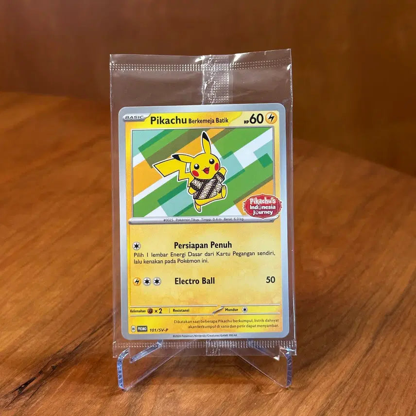 [BUNJANG] Pokemon Card Batik Pikachu 4 Types Set Bundle (Sealed) / (미개봉) 포켓몬카드 바틱 피카츄 4종 세트 일괄 판매