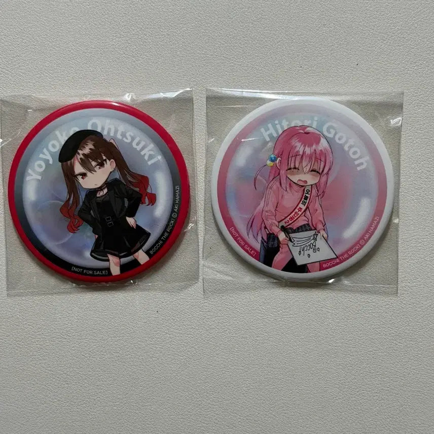 [BUNJANG] Bocchi the Rock! Raon Comics Special Goods Set - Hitori and Yo-Yo-ko Character Badges / 봇지더록 라온코믹스 특전
