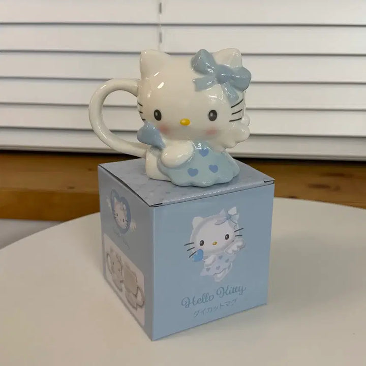 [BUNJANG] Sanrio Hello Kitty Angel Yumemiru Mug Cup / [정품] 헬로키티 천사 엔젤 유메미루 머그컵