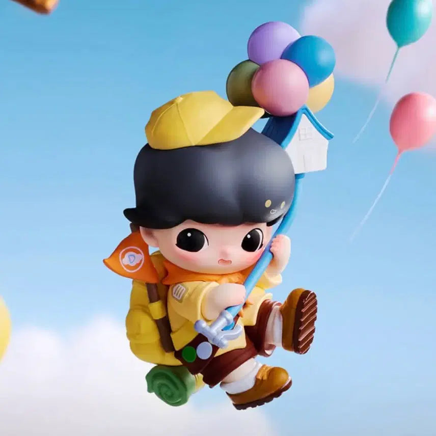 [BUNJANG] Pop Mart Dimoo World Pixar Russell + Russell Popbean Set / 팝마트 디무 월드 픽사 러셀 + 러셀팝빈 세트