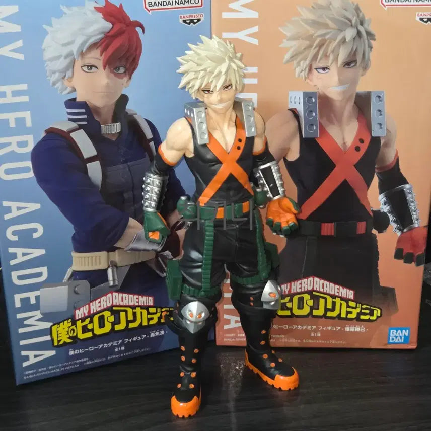 [BUNJANG] My Hero Academia Katsuki Bakugo &amp; Shoto Todoroki Bundle Set Figures / 일괄)바쿠고 토도로키 피규어 판매 나히아 히로아카
