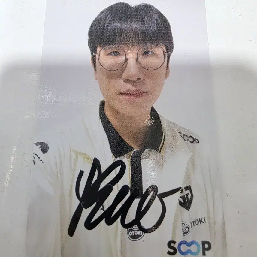 [BUNJANG] Gen.G SOOP Ruler Autographed Photocard / 젠지 SOOP 룰러 싸인포카 판매합니다