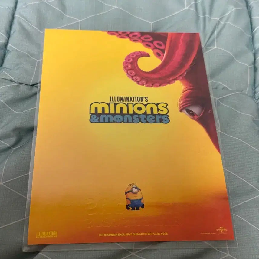 [BUNJANG] Minions &amp; Monsters Lotte Cinema Special Signature Art Card 