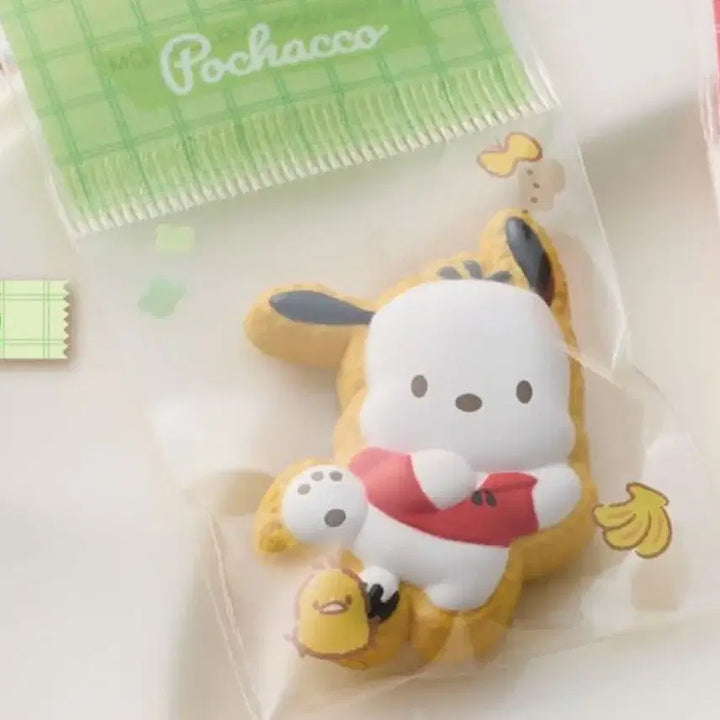 [BUNJANG] Bandai Sanrio Characters Handmade Icing Cookie Charm &amp; Package Gacha Pochacco / 반다이 산리오 캐릭터 수제 간식 참 아이싱 쿠키 &amp; 패키지 가챠-포차코