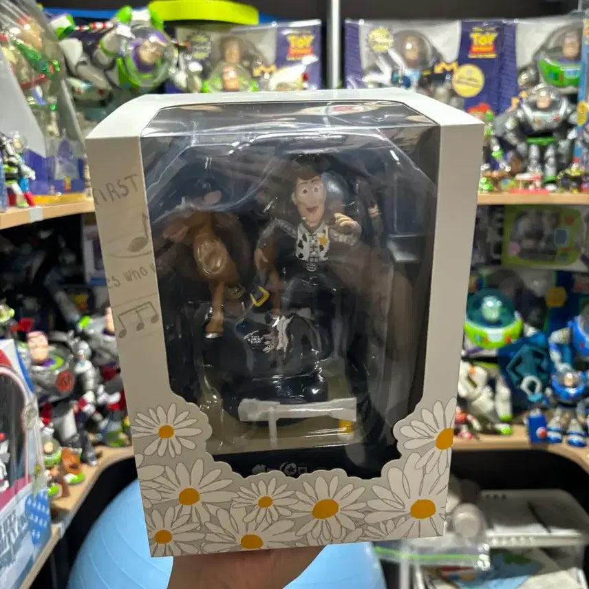 [BUNJANG] TheFirstPian Pop-up Woody Figure Record Player / 더퍼스트팬 팝업 토이스토리 피마원 지디 우디피규어 레코드 플레이어