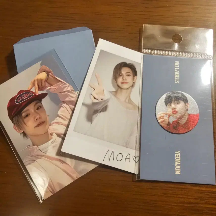 [BUNJANG] TXT Yeonjun Ice Cream Photocard, Polaroid, Screen Cleaner Set / 연준 아이스크림 공방포카+폴라로이드+액정클리너 양도