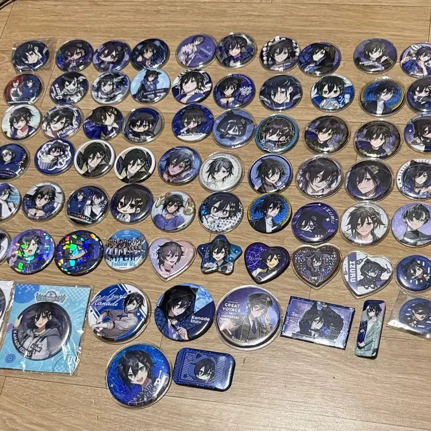 [BUNJANG] Holostars Kanade Izuru Badge Bundle Set / 홀로스타즈 카나데 이즈루 뱃지 70개 일괄 holostars