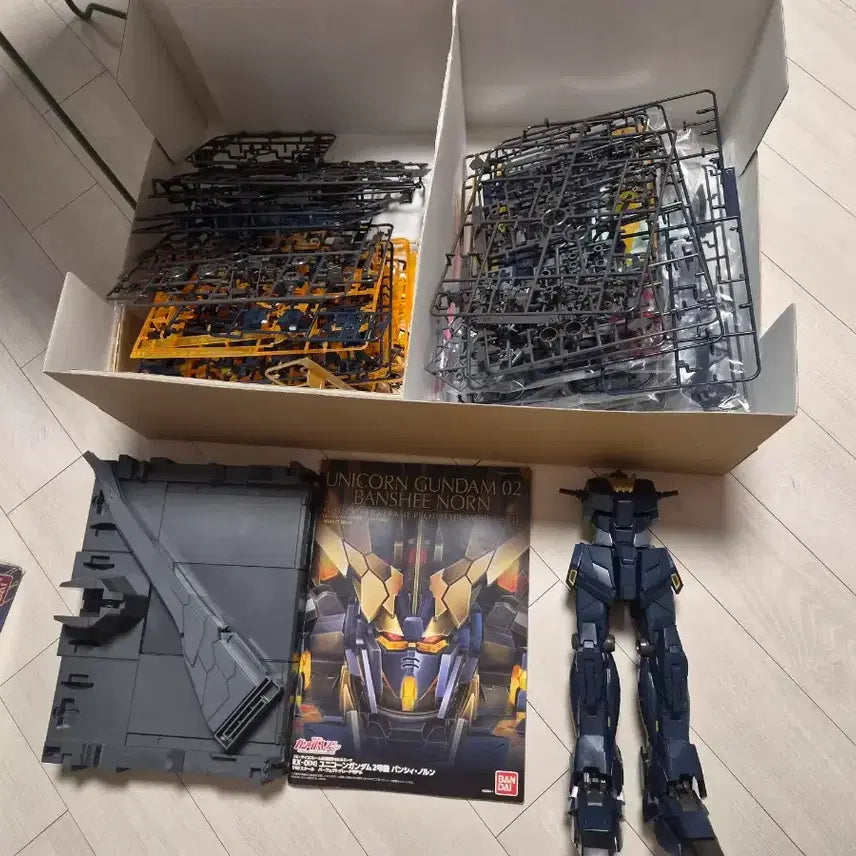 [BUNJANG] Bandai PG Unicorn Gundam 02 Banshee Norn - Partially Assembled Gundam Model Kit / 반다이 PG 유니콘 건담 02 밴시 노른 일부 조립품 건프라 프라모델