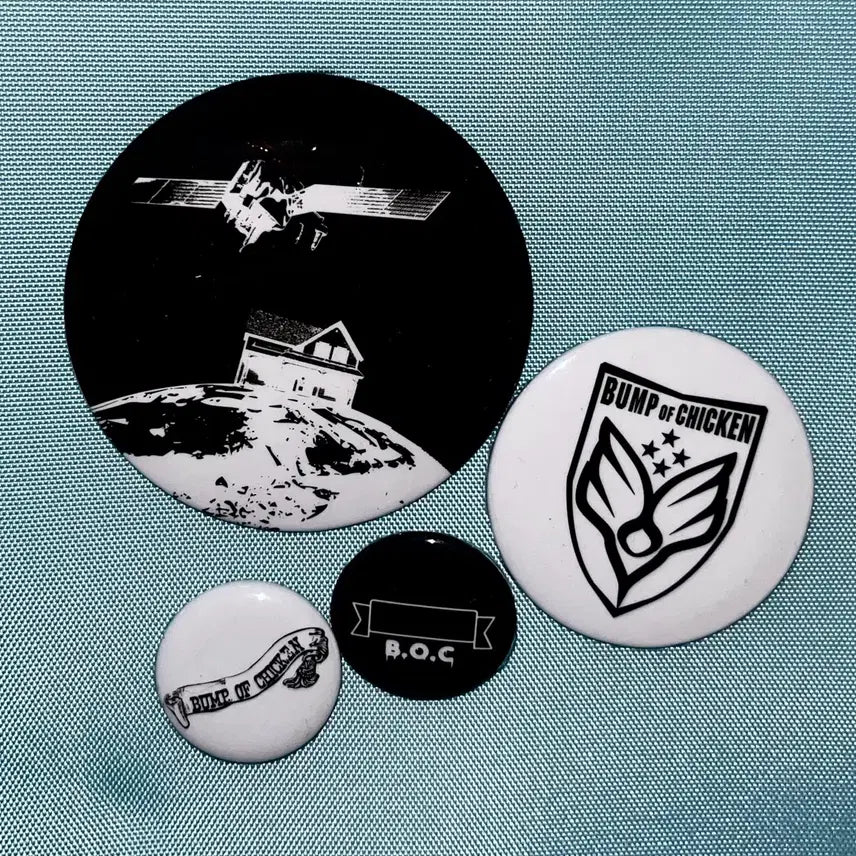 [BUNJANG] Bump of Chicken Official Badge Bundle Set / 범프오브치킨 공식 캔뱃지 굿즈 일괄