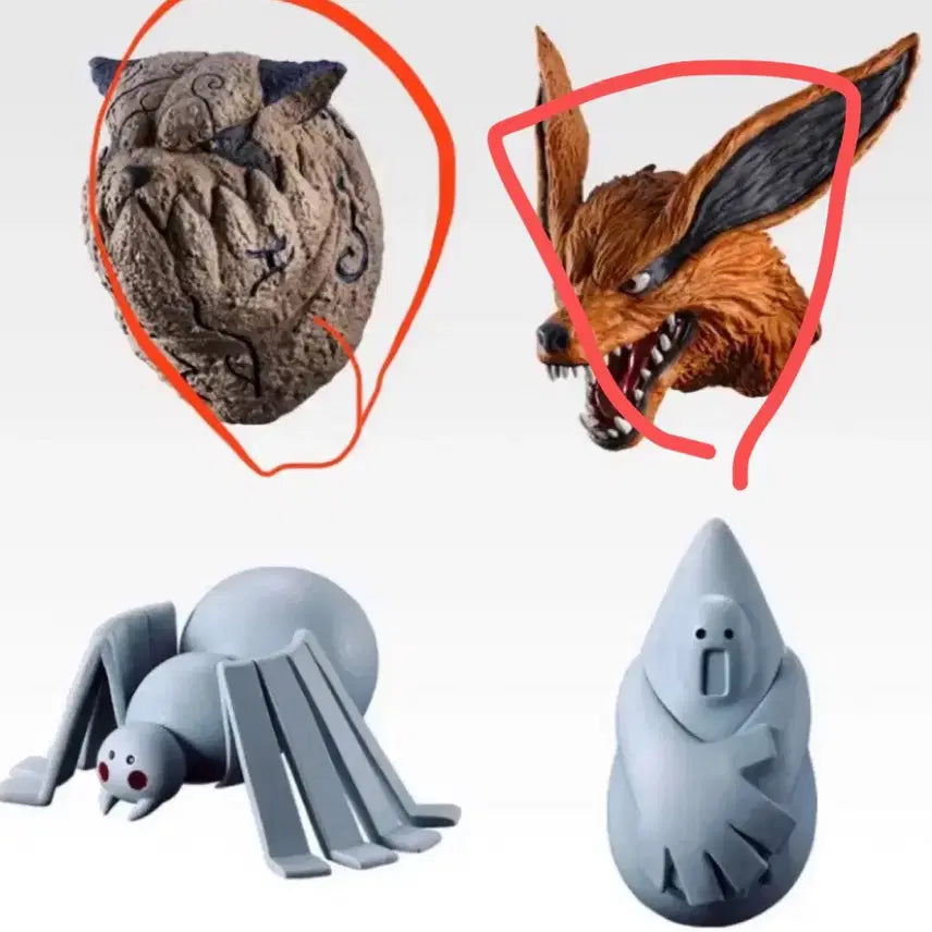 [BUNJANG] Naruto Kurama &amp; Harvest Figure Set / 나루토 F상 (쿠라마, 수확)