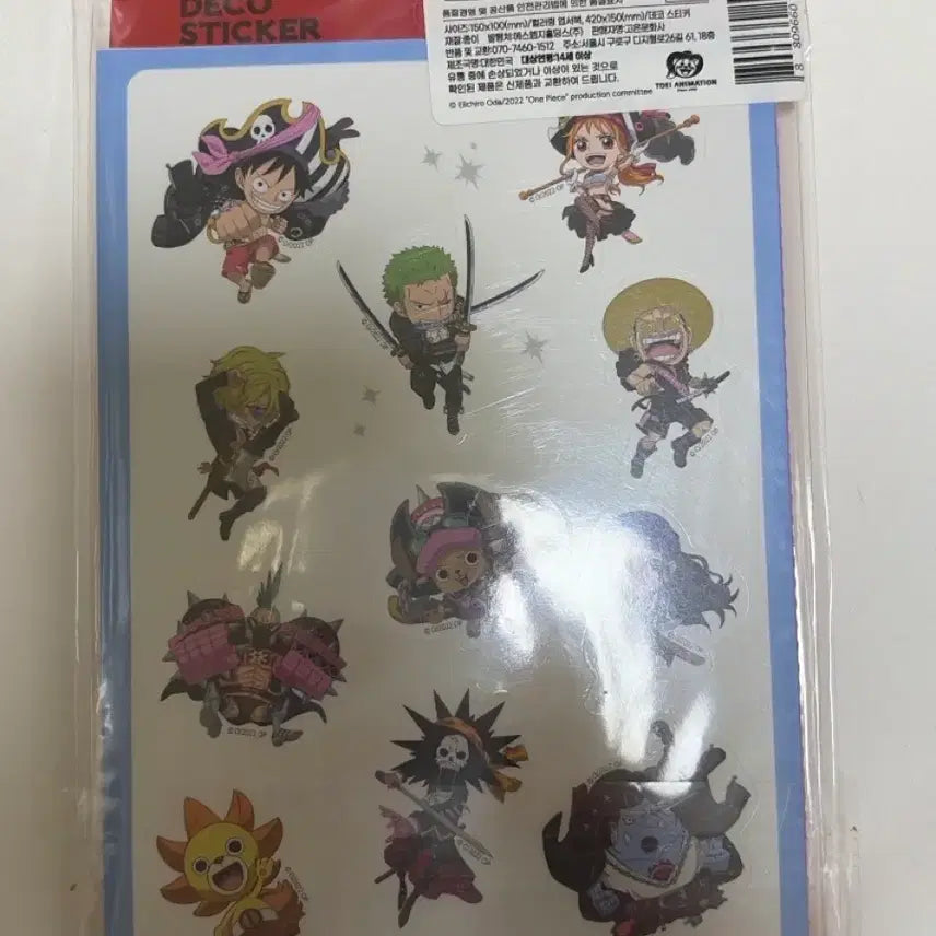 [BUNJANG] One Piece Film Red Postcard Book Stickers / 원피스 필름 레드 엽서북 스티커