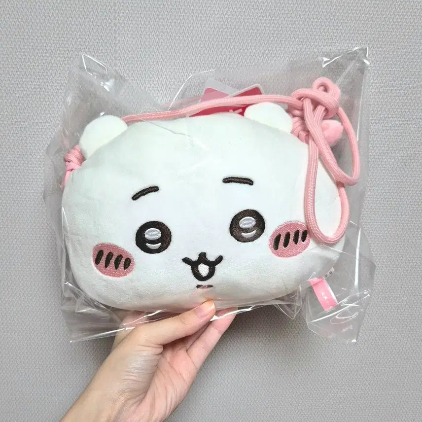 [BUNJANG] Chiikawa Face Pouch Crossbody Bag / 먼작귀 치이카와 페이스 파우치 크로스백