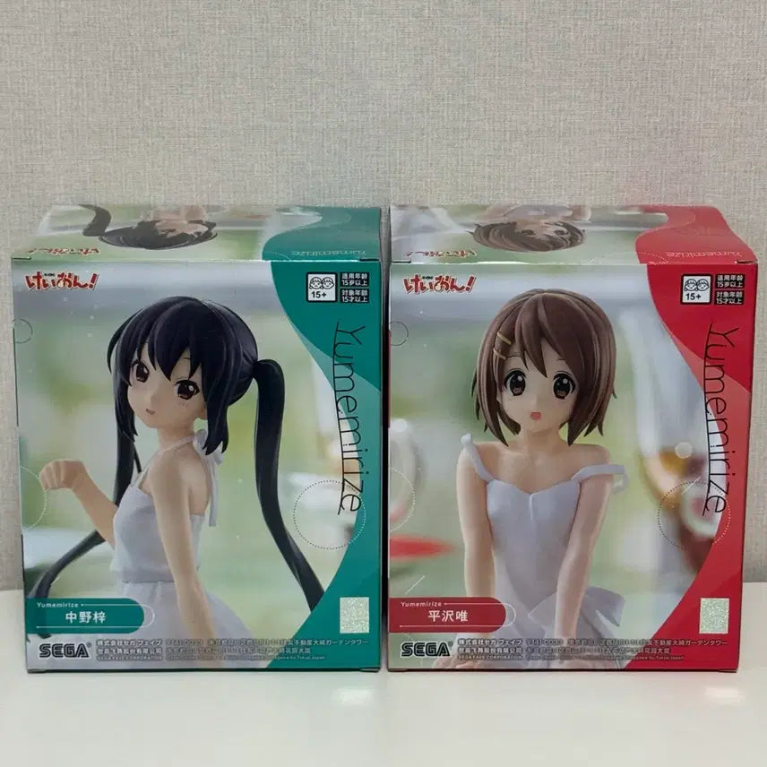 [BUNJANG] Sega K-On! Yumemiruize Figures Yui, Azusa Set (Sealed, Bundle) / (미개봉,일괄)세가 케이온 유메미리즈 피규어 유이, 아즈사 세트