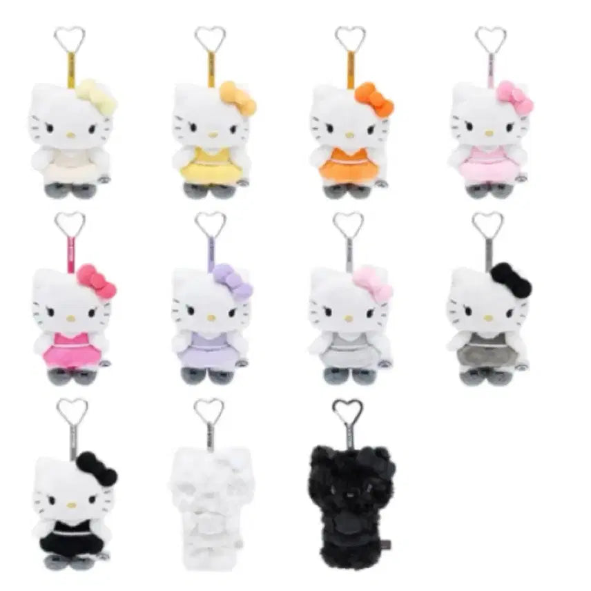 [BUNJANG] Hello Kitty x Jisoo Collaboration Doll Keychain (Orange) / 헬로키티 x 지수 인형 키링 (오렌지)