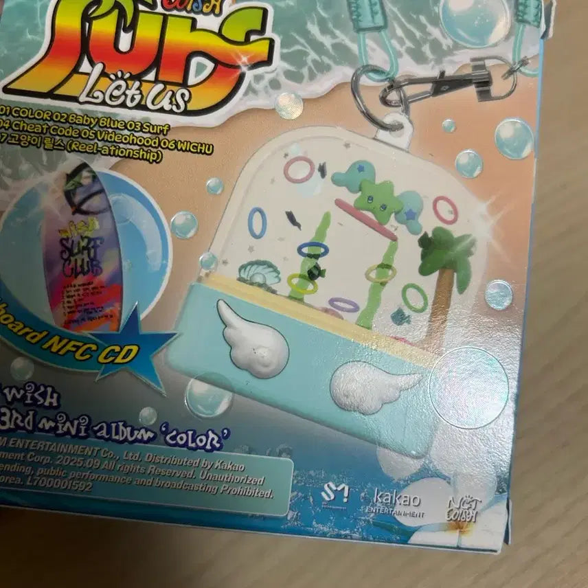 [BUNJANG] NCT WISH Surf Water Game Machine Keychain Album / 엔시티위시 서프 워터게임기 키링 앨범 단순개봉