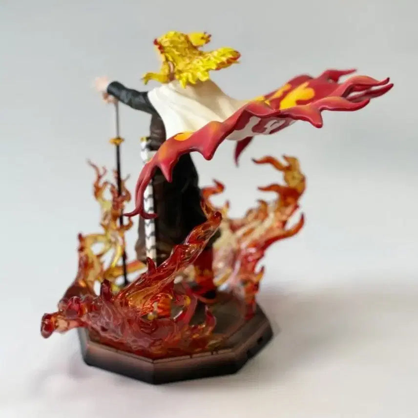 [BUNJANG] Demon Slayer Kyojuro Rengoku Flame Effect LED Figure / 귀멸의 칼날 렌고쿠 피규어