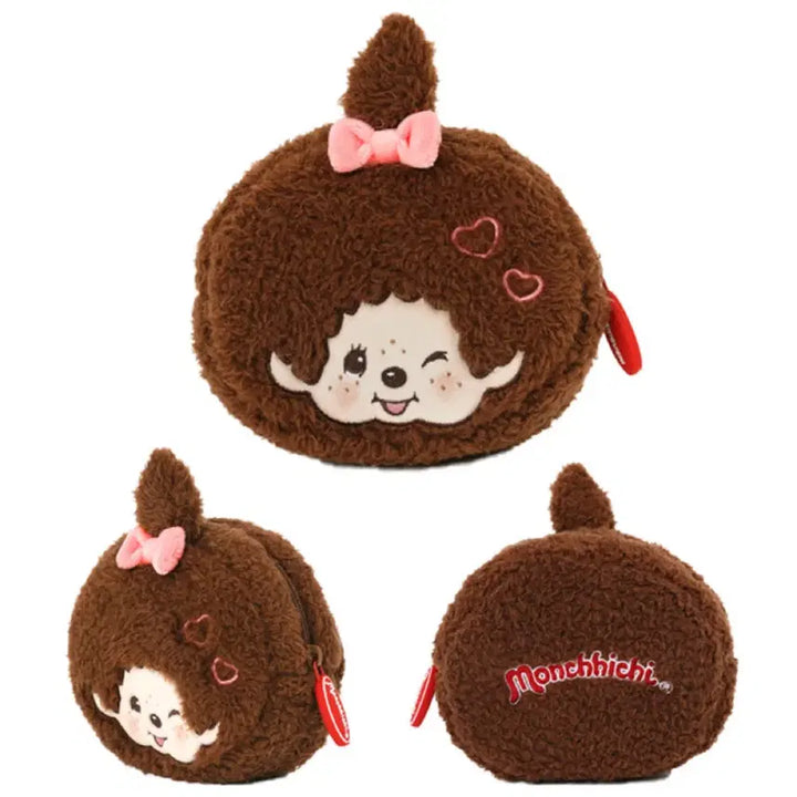 [BUNJANG] Monchhichi Girl Round Pouch / <새상품!>정품 몬치치 파우치/몬치치/파우치/몬치치파우치