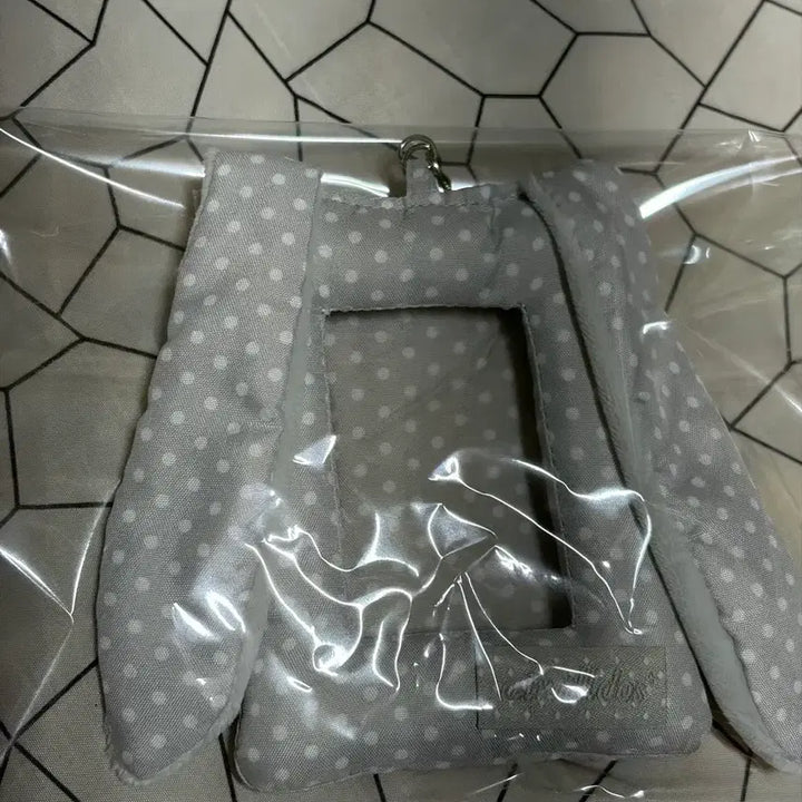 [BUNJANG] Rabbit Photocard Holder Toploader Grey / 토끼 포카홀더 포토카드홀더 탑로더 그레이 회색 도트