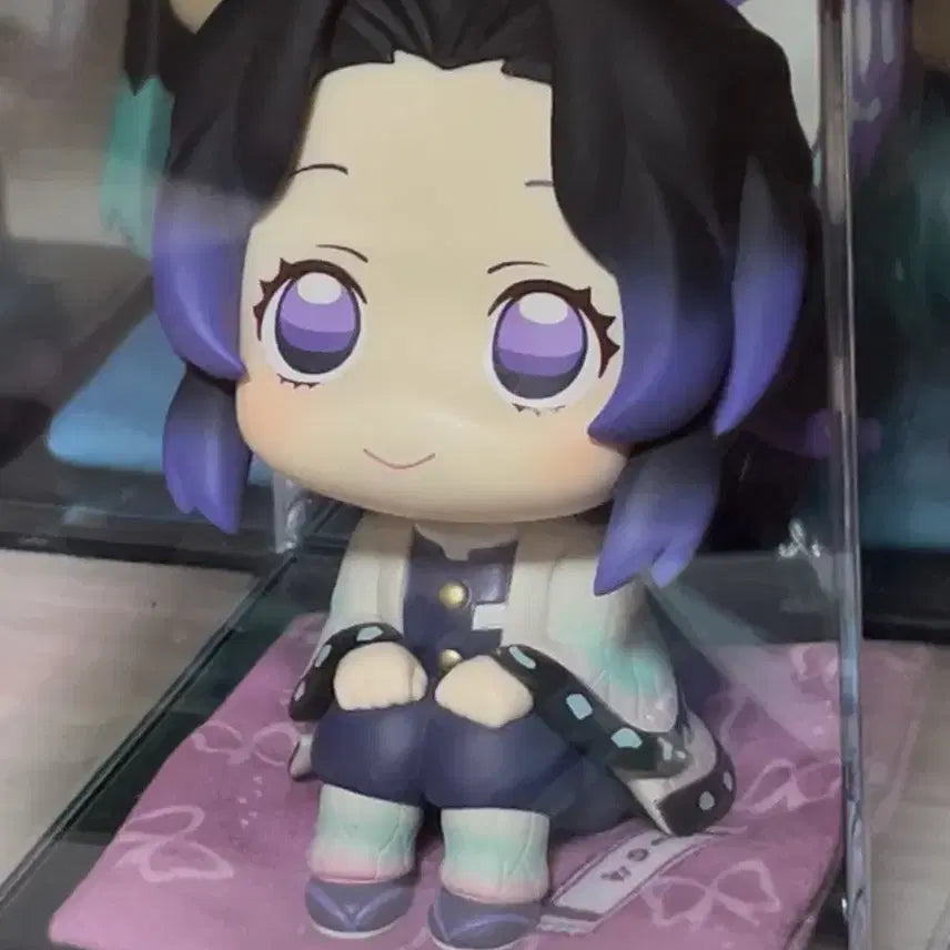 [BUNJANG] Demon Slayer Shinobu Kocho Look Up Figure (First Edition) w/ Cushion / 귀멸의칼날 시노부 룩업 초판 특전 방석 포함 급처