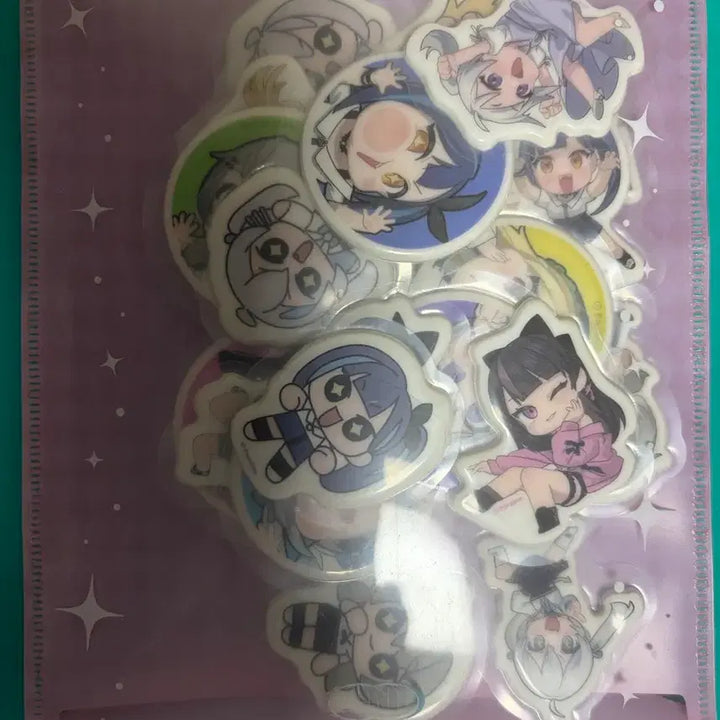 [BUNJANG] High-Fiving Idols Sponge Sticker Set / 이세계아이돌 스폰지 스티커 판매