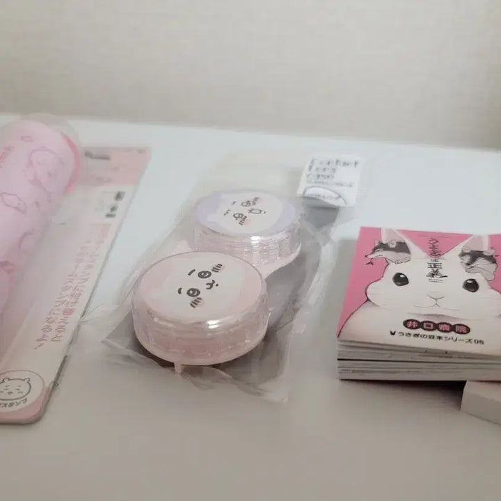 [BUNJANG] Chiikawa Bundle Set (Stamp, Lens Case, Gacha Book) / 치이카와 (일괄)