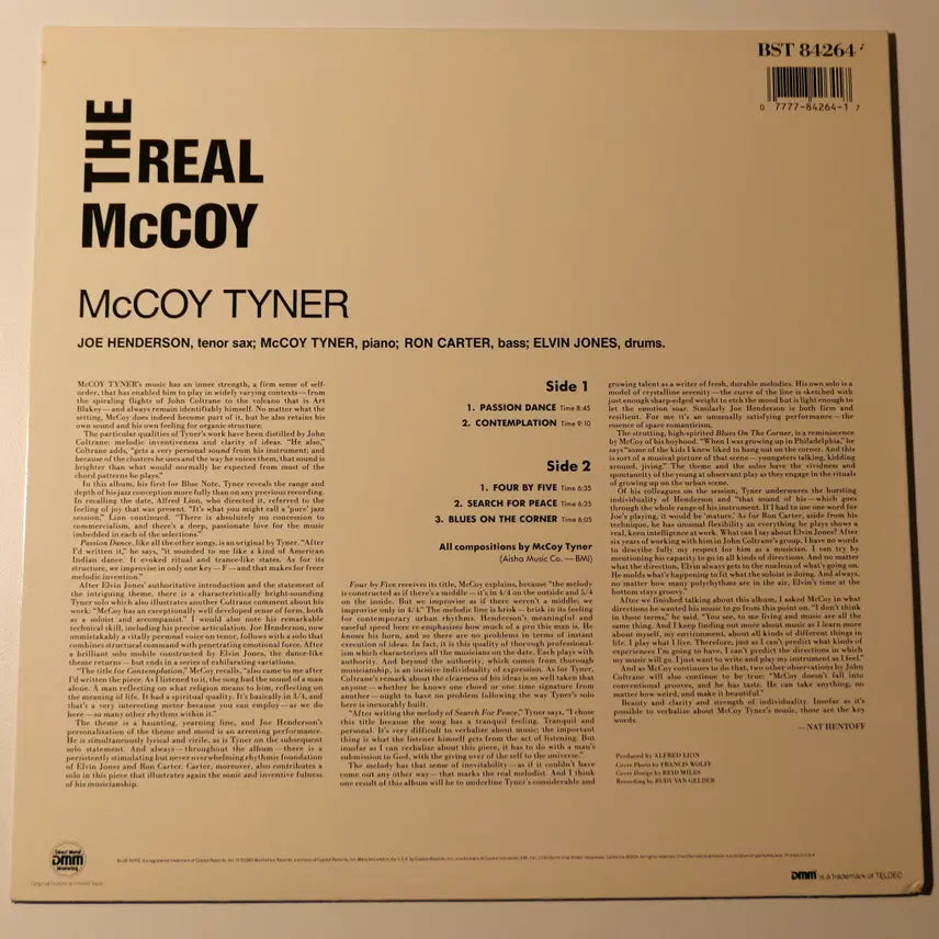 [BUNJANG] McCoy Tyner The Real McCoy 1987 US Pressing DMM Mastering LP / [LP] McCoy Tyner (맥코이타이너) - The Real McCoy (1987 미국반 / DMM 마스터링)