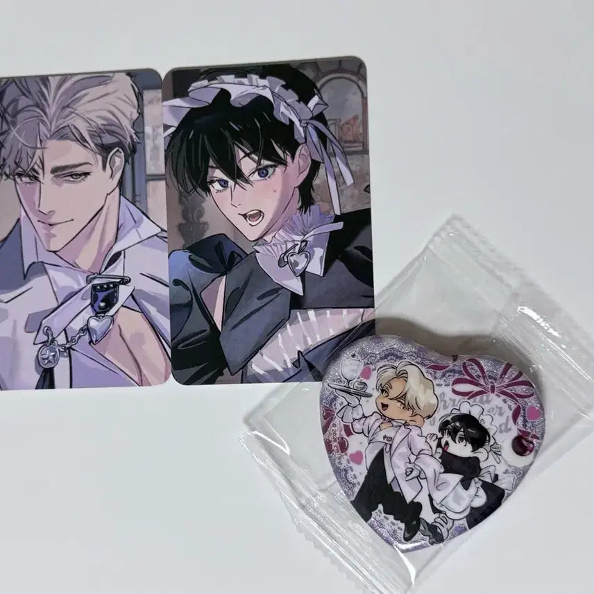 [BUNJANG] Cafe Le Bon Salon de Le Bon Shin Gyeol Collection Photocard Can Badge Bundle Set / 카페 레봄 살롱 드 르봉 신결 컬포 포카 캔뱃지 양도