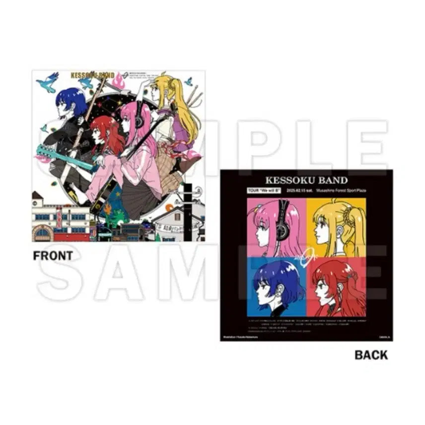 [BUNJANG] Bocchi the Rock! Yusuke Nakamura Collaboration Official LP Jacket Style Case (Sealed) / 봇치 더 록 나카무라 유스케 콜라보 공식 LP 재킷풍 케이스 미개봉 양도