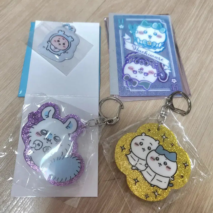 [BUNJANG] Cheekawaii Magical Hachiware Bundle Set Trump Card Mascot Acrylic Keychain / 일괄)먼작귀 매지컬 하치와레 트럼프 카드 카니 말랑 키링 모몽가 치이카와 아크릴 랜덤 키링 팝업
