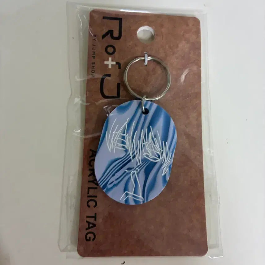 [BUNJANG] Gintama Rofj Jump Shop Gintoki Acrylic Keychain / 은혼 Rofj 점프샵 긴토키 아크릴 키링