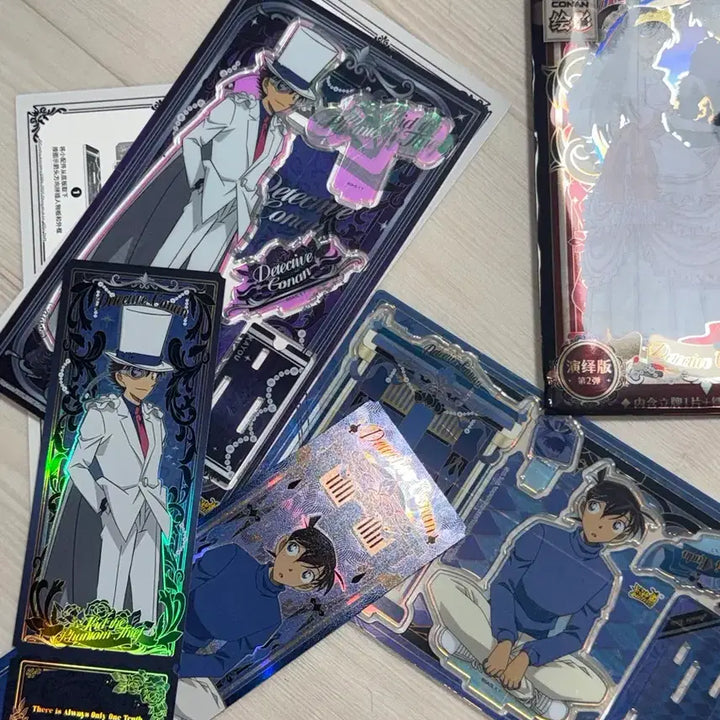 [BUNJANG] Detective Conan Kid the Phantom Thief &amp; Shinichi Kudo Acrylic Stand Bundle Set / 괴도키드 남도일 아크릴 일괄