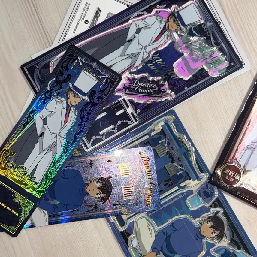 [BUNJANG] Detective Conan Kid the Phantom Thief &amp; Shinichi Kudo Acrylic Stand Bundle Set / 괴도키드 남도일 아크릴 일괄