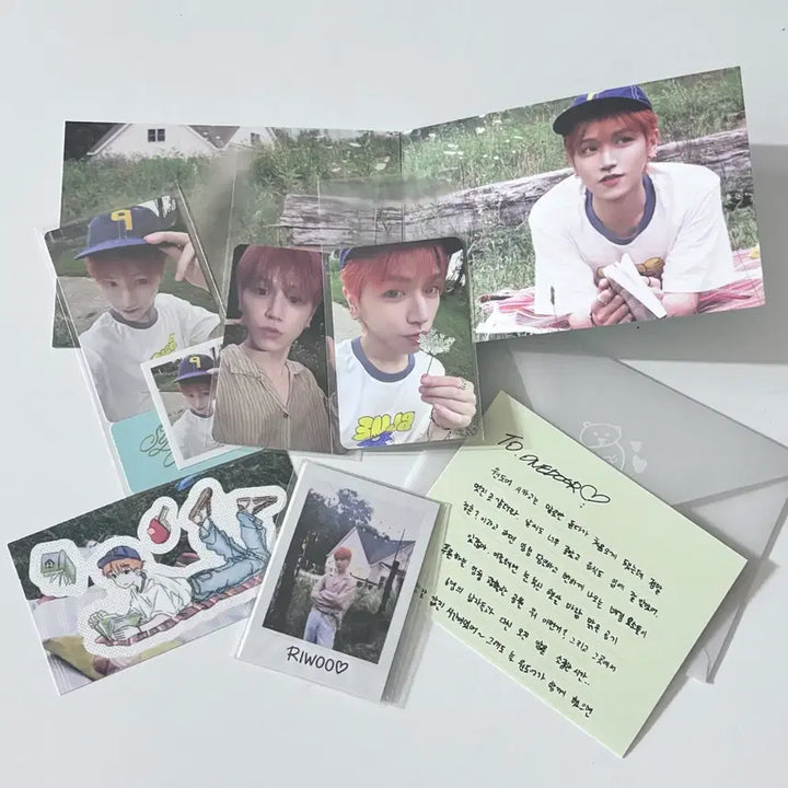 [BUNJANG] BoyNextDoor Riwoo Collect Book Vol. 3 Weverse POB Photocard Sticker Set / 보이넥스트도어 보넥도 boynextdoor 리우 콜렉트북 콜북 vol.3 위버스 특전 포카 스티커 세트
