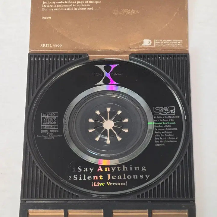 [BUNJANG] X Japan Say Anything 8cm Mini Single CD (Japan Original) / 엑스 재팬 (X Japan) - Say Anything 8cm 미니 싱글 CD (일본반)
