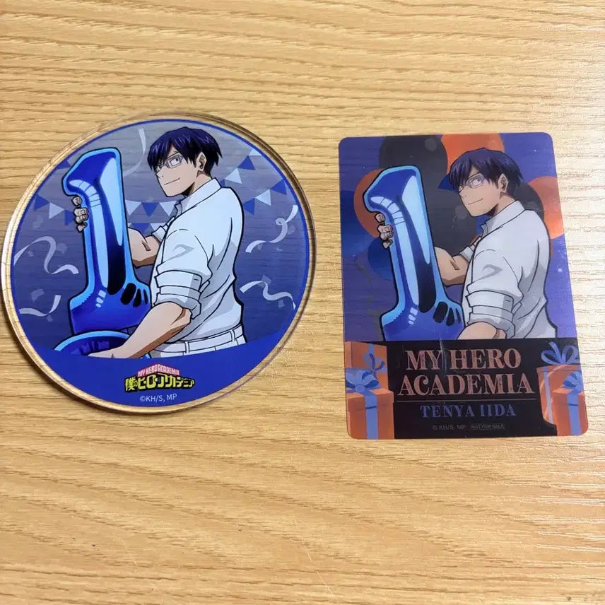 [BUNJANG] My Hero Academia 10th Anniversary Tenya Iida Acrylic Coaster &amp; Translucent Photocard / 나히아 10주년 이이타 텐야 아크릴 코스터/반투명 포카