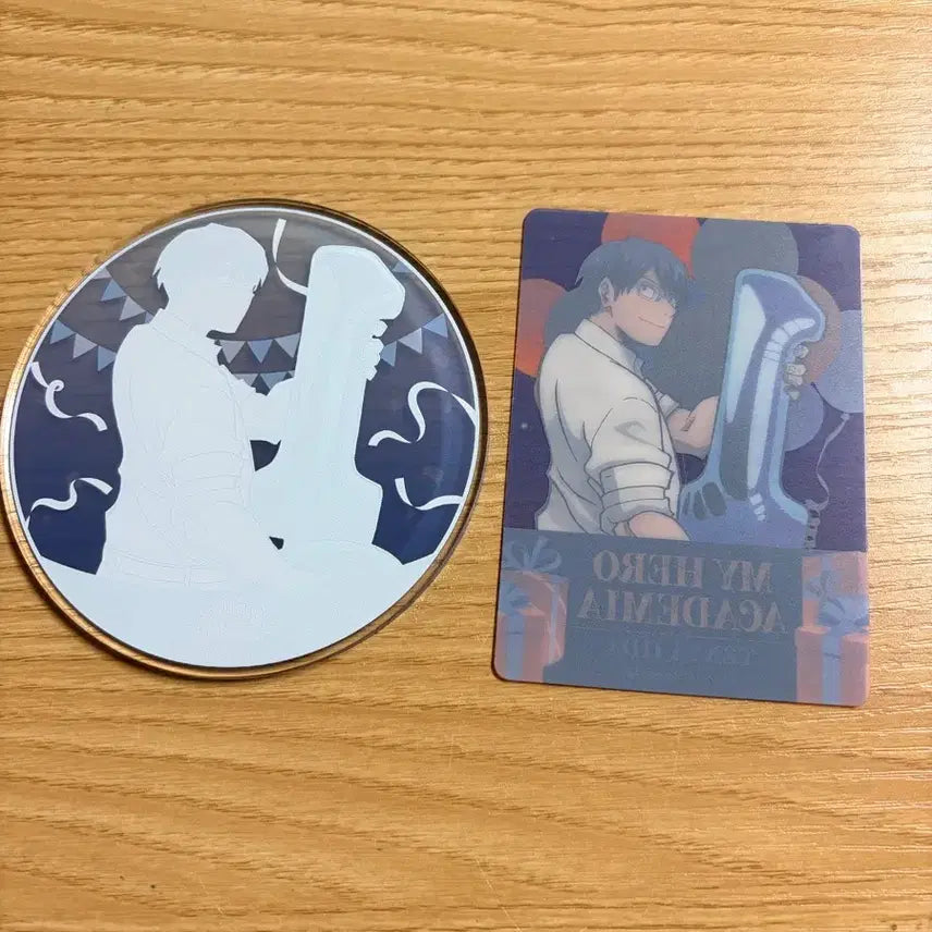 [BUNJANG] My Hero Academia 10th Anniversary Tenya Iida Acrylic Coaster &amp; Translucent Photocard / 나히아 10주년 이이타 텐야 아크릴 코스터/반투명 포카