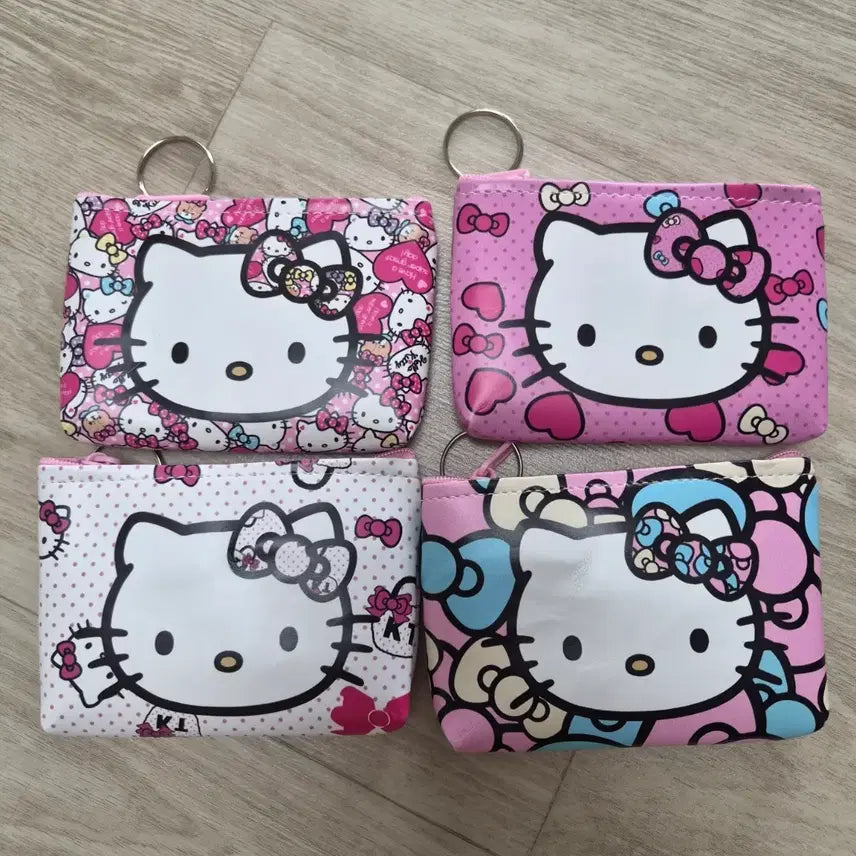 [BUNJANG] Hello Kitty 4-Piece Coin Purse Set / 키티 동전지갑 4종