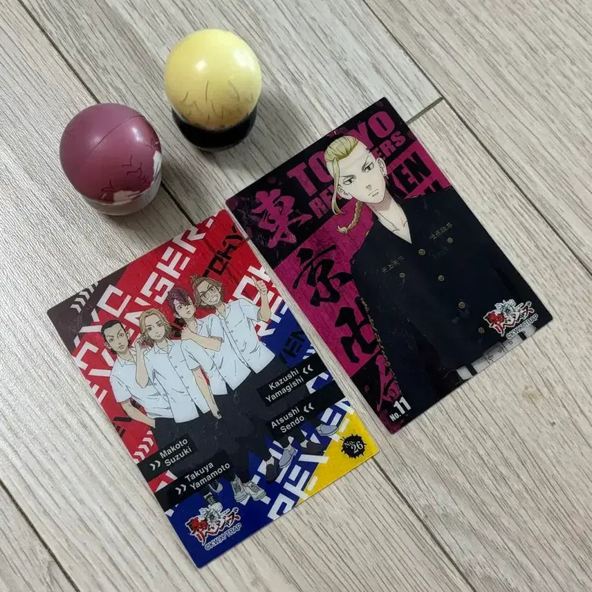 [BUNJANG] Tokyo Revengers Draken Ryuguji Ken, Chifuyu Matsuno, Baji Keisuke, Kazutora Hanemiya, Chonky-kun Clear Card Set / 도쿄리벤저스 드라켄 류구지 켄 앗군 마츠노 치후유 오뚝이 쿠너츠 쿠넛츠 클리어 카드