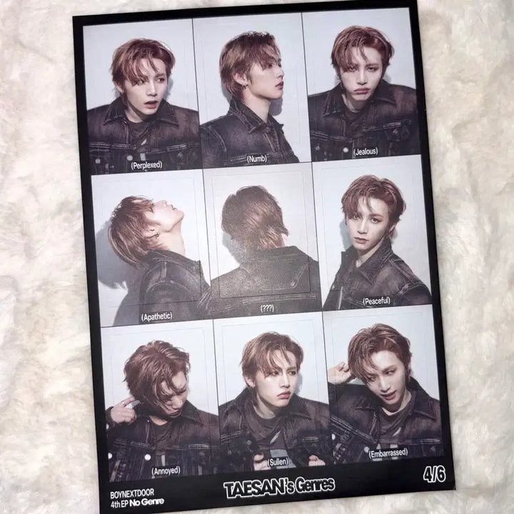 [BUNJANG] BOYNEXTDOOR Taesan No Genre Album Component Sticker / 보넥도 태산 스티커 노장르 앨범 구성품