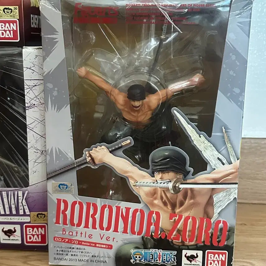 [BUNJANG] One Piece Figures Set (Zoro, Ace, Mihawk) / 원피스 피규어 4종 일괄 (조로, 에이스, 미호크)