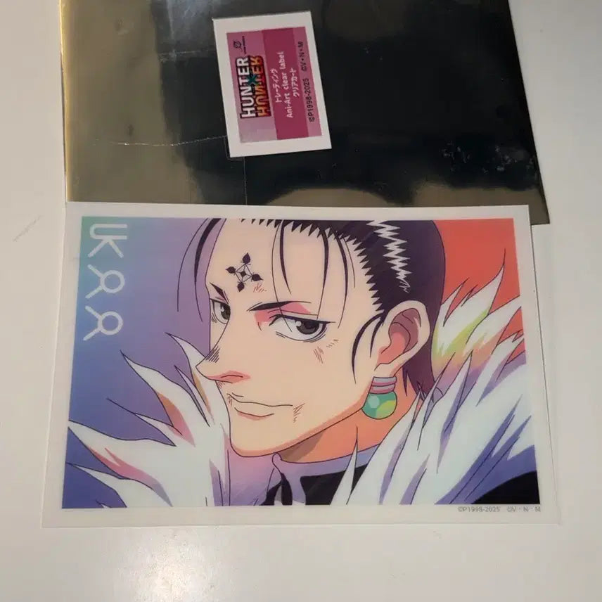 [BUNJANG] Hunter x Hunter Chrollo Lucilfer Ani-Art Clear Shikishi Alma-Bianca / 헌터x헌터 클로로 애니아트 클리어 색지 알마비앙카